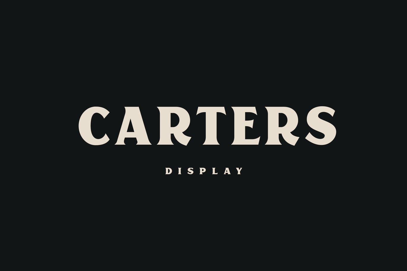 Carters Display Typeface app branding design display font graphic design illustration logo serif typeface typography ui ux vector vintage