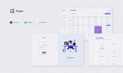 FOYER - Help Desk Concept for Big Corporate Brands (Platform) app big brands corporate customer design desk flat help minimal platform service ui ui ux ux website