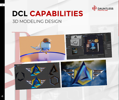 DCL Capabilities - 3D Modeling Design branding design graphic design illustration logo vector