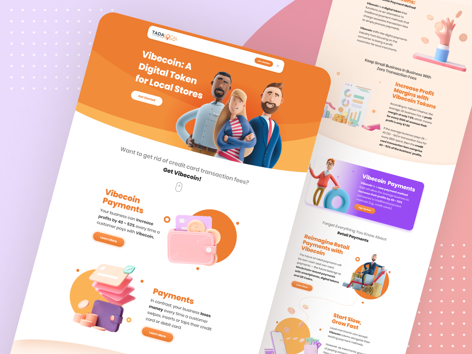 Example of Website Redesigns