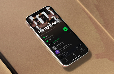 Spotify – me right now branding collage design header images music spotify typography