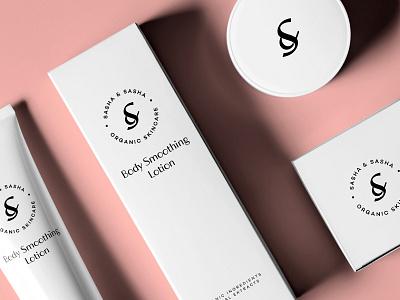 Sasha & Sasha - Case Study ampersand beauty brand identity branding case study effendy emblem feminine logo logotype luxury minimal monogram organic skincare packaging premium s logo skincare skincare logo skincare packaging