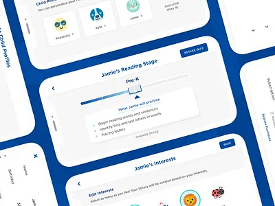 Learn & Grow App Settings mobile productdesign settings ui ux