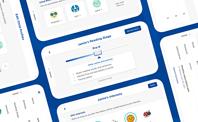 Learn & Grow App Settings mobile productdesign settings ui ux