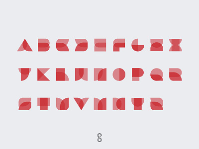 Geometric Typeface design geometic graphic design letter minimal simple type typeface typography