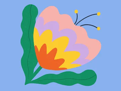 Flower 6/5 cute digital illustration floral flower flowers illustration texture