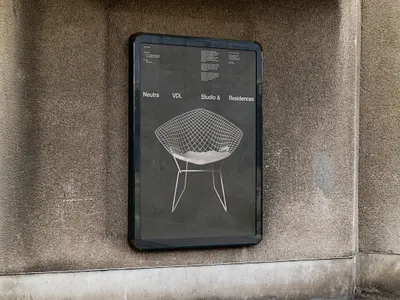 VDL, Poster architecture chair design furniture grid house illustration motion portfolio typography vdl website