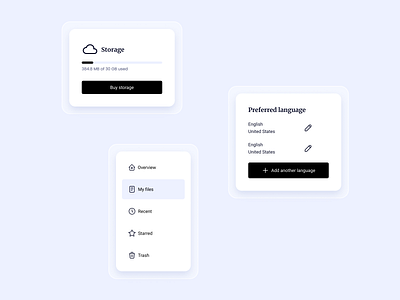 App UI Component Designs card ui free ui free ui design menu design menu ui component storage status ui storage ui ui ui component ui component design ui design ui design daily ux ux design