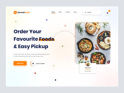 Food Delivery Website Design brand identity branding delivery app ecommerce food and drink food delivery landing page food delivery service graphic design grocery landing page home delivery illustration minimal motion graphics pizza app product design restaurant app typography ui uiux web design