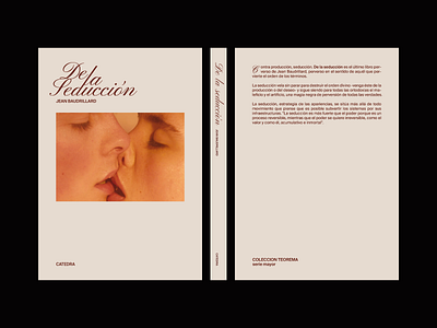 De la Seducción - Jean Baudrillard design editorial design graphic design typography