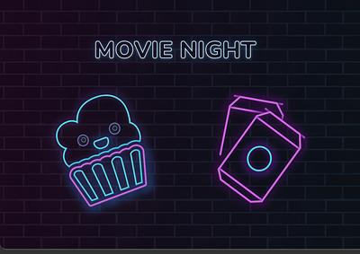 Movie Night! design graphic design illustration ui