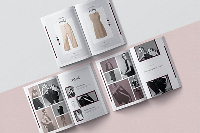 Grete Lookbook branding catalog catalog template clean design elegant feminine indesign layout layout design lookbook lookbook template minimal modern multipurpose professional simple sophisticated template typography