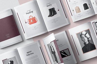 Grete Lookbook branding catalog catalog template clean design elegant feminine indesign layout layout design lookbook lookbook template minimal modern multipurpose professional simple sophisticated template typography