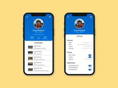 DailyUI Challenge - 006 & 007 dailyui