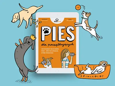 Dogs for beginners – ebook animals dog doglover dogs ebook illustration pet pets vet veterinarian