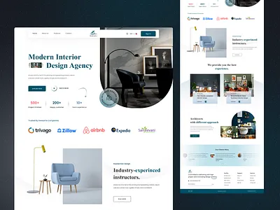 Interior Design Website branding fashion website food website graphic design nft website super rare. book collect website travel website uiux