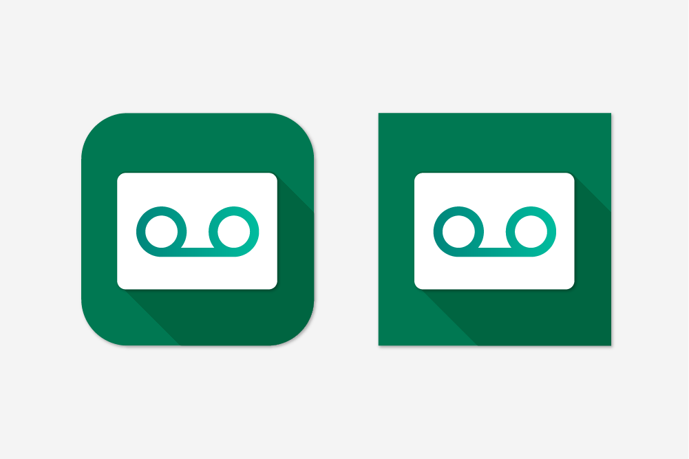 Example of BGC Visual Voicemail Icon
