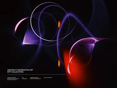 Abstract generative art NFT abstract art background gradient illustration nft