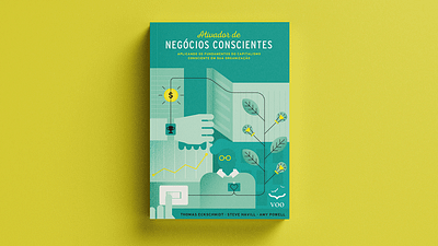 Negócios Conscientes book cover business digital illustration editorial graphic design illustration vector illustration