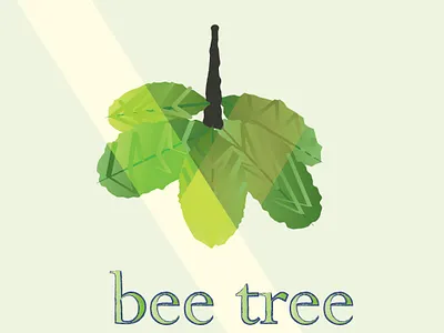 bee tree brand branding clean colorful design graphic design identity illustration illustrator leaf leaflogo logo nature treelogo ui vector