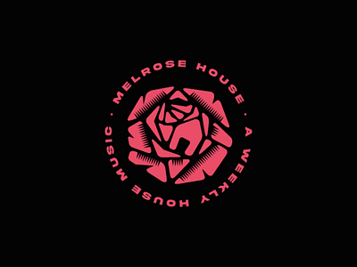 Melrose House branding logo logos music music artist music band music logo music producer musician record label