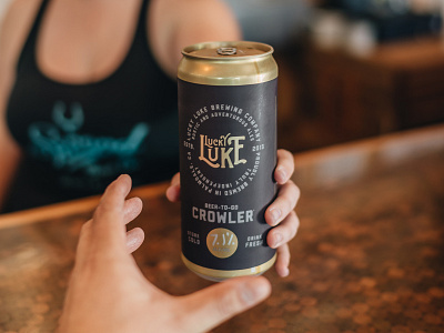 Lucky Luke Brewing Co. // Crowler Design brewery brewing craft beer crowler design label packaging