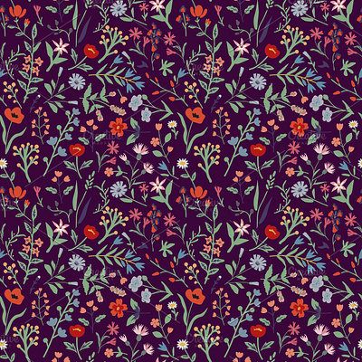 Seamless pattern decorative design floral flower pattern seamless simple surface design texture