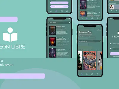 Neon Libre - Mobile App app design ui ux