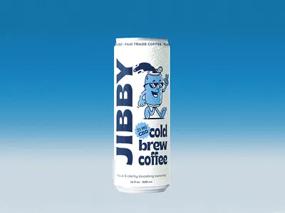 Jibby Cans 2d branding character graphic design illustration