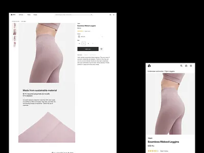 Product page detail ecommerce eshop fashion lifestyle mobile product page products responsive store ui ux web