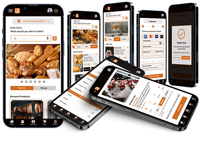 Goodwill Bakery Mobile App accessibility animation bakery mobile app brand design designer designing ecommerce graphic design hire me open to work researcher ui uiux design ux voice technology