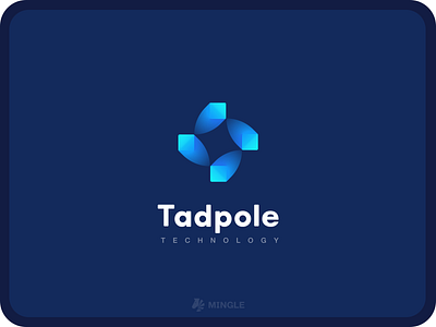 Tadpole logo branding design icon logo