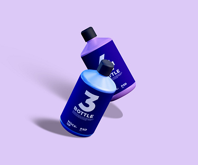 Bottle mockup bottle mockup branding mockup ui