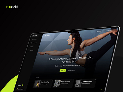 Ezfit - The Home app app design application ui design ui ux uxdesign
