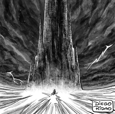 Lovecraftober 18 comic design diego ridao digital editorial horror illustration ridao