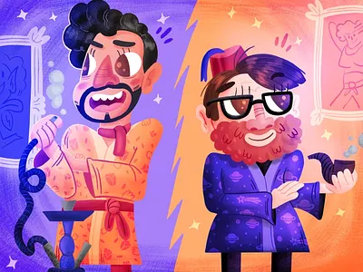 Art Swap 2022 cartoon illustration texture