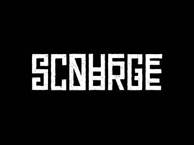 Animated Scourge Typeface ae after effects animated animation font grundge mograph motion graphics texture type typeface typography