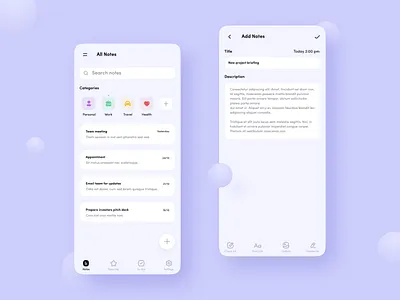 Daily UI Design Challenge | Day 50 | Notes Widget adobexd appdesign branding design figma graphic design illustration logo notes app ui uiux ux