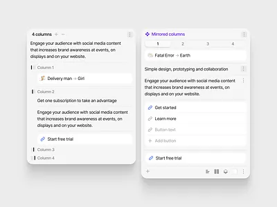 Circa Blocks blocks constructor grey interface kit layers manage manager navigation ui uikit user