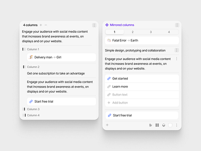 Circa Blocks blocks constructor grey interface kit layers manage manager navigation ui uikit user