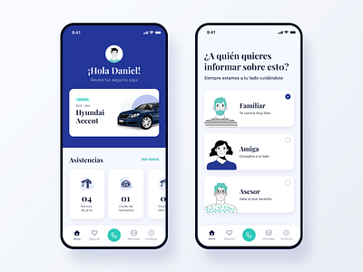 Insurance App Concept UI concept designer insurance minimalist ui ux visual