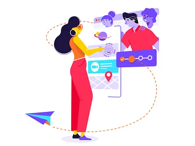 Product illustration affinity designer candidates character emblemo hr illustration product illustration vector web design