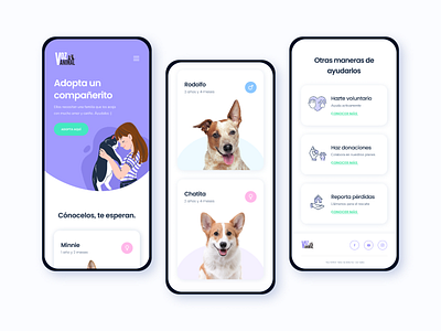 Voz Animal Concept UI animal concept designer inspiration ui ux visual