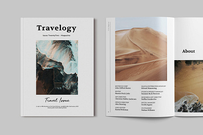 Travel Magazine Template booklet catalog clean design editorial graphic design illustration indesign letter lookbook magazine magazine template modern layout photography print printable printtemplates project template travel magazine