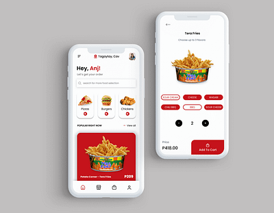 Food Delivery App | Concept Design app design app ui design figma graphic design landing page design mobile app design mobile design ui ui design uiux ux design