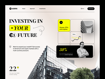 Aders Website design interface product service startup ui ux web website