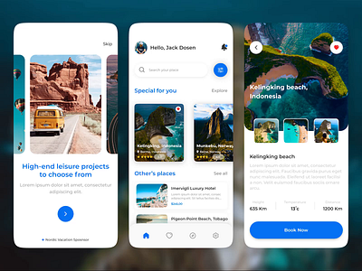 Trip Planner📆 App📲 UI/UX Design adventure app clean design destination flight app flight booking minimalist mobile tourism travel travel agency travel app travel booking trip trip planner ui ux vacation