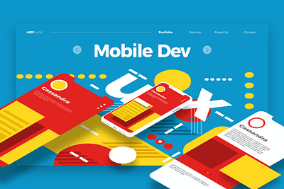 Mobile Developement - Banner & Landing Page app banner branding design development graphic design illustration landing landing page process prototype report strategy ui ui design ux ux design ux prototype webapp website