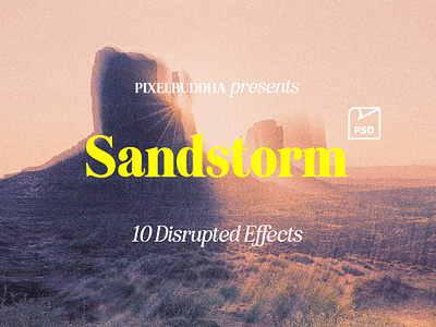 Sandstorm Disrupted Photoshop Effect colors deformity disrupted distortion dust effect filter glitch grain letterpress noise photo sandpaper scratched texture xerox