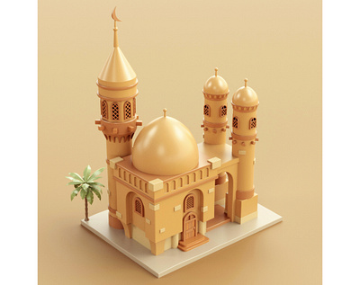 Arab Mosque arab mosque stylized
